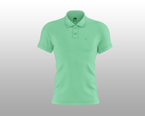 Mint Green Collar T-Shirt - Anton India