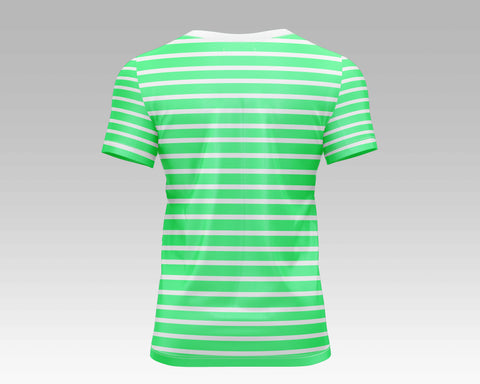 Aqua Green Stripe Tshirt - Anton India
