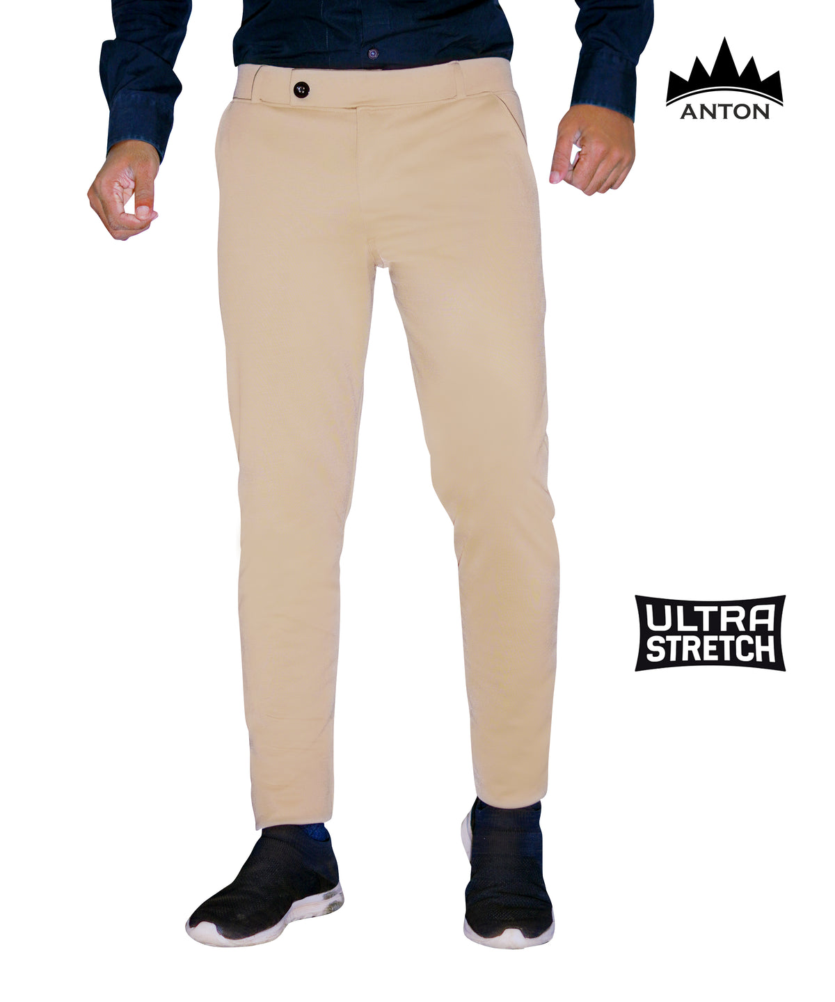 Casual Trouser Fawn - Anton India